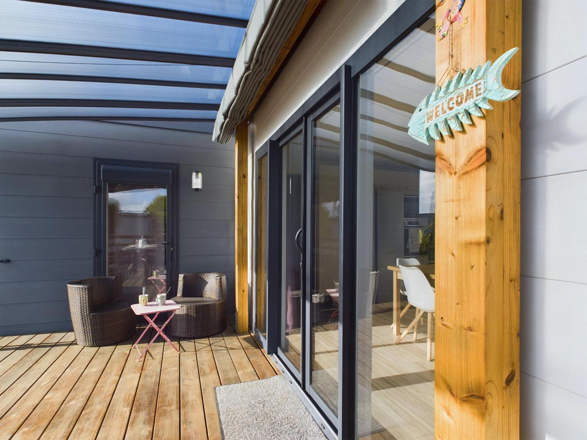 Beau Chalet Pour 4 Pers - Acces Piscine Chauffee Brétignolles-sur-Mer Exteriör bild